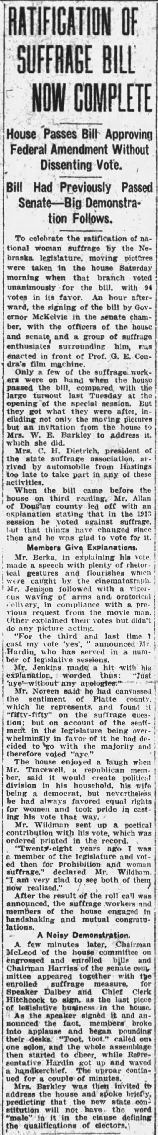 Women's suffrage